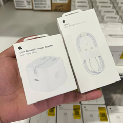 100% Original Apple 40W Fast Charging Adapter 3-Pin (UK Variant) | 60W Max