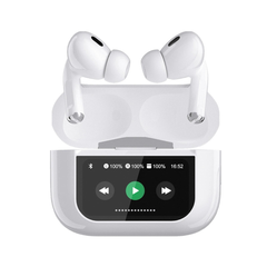 A9 Pro Touchscreen AirPods – Smart Display Wireless Earbuds