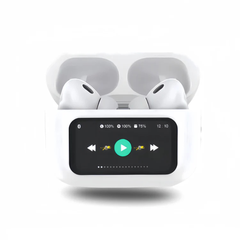 A9 Pro Touchscreen AirPods – Smart Display Wireless Earbuds