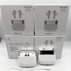 🔥 Buds 5 Pro Wireless Earbuds – Premium Sound, Deep Bass, ANC & All-Day Battery Life