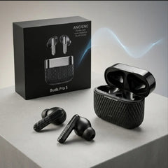 🔥 Buds 5 Pro Wireless Earbuds – Premium Sound, Deep Bass, ANC & All-Day Battery Life