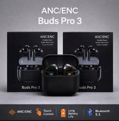 Buds 3 Pro Wireless Earbuds – Premium Sound, Deep Bass & Long Battery Life