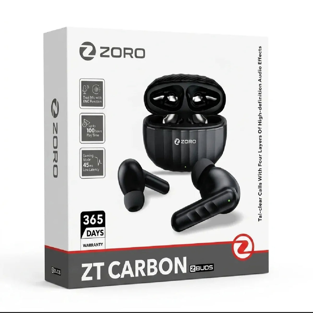 Zoro Lifestyle ZT Carbon Airpods with One Year Warranty Excellent Quality