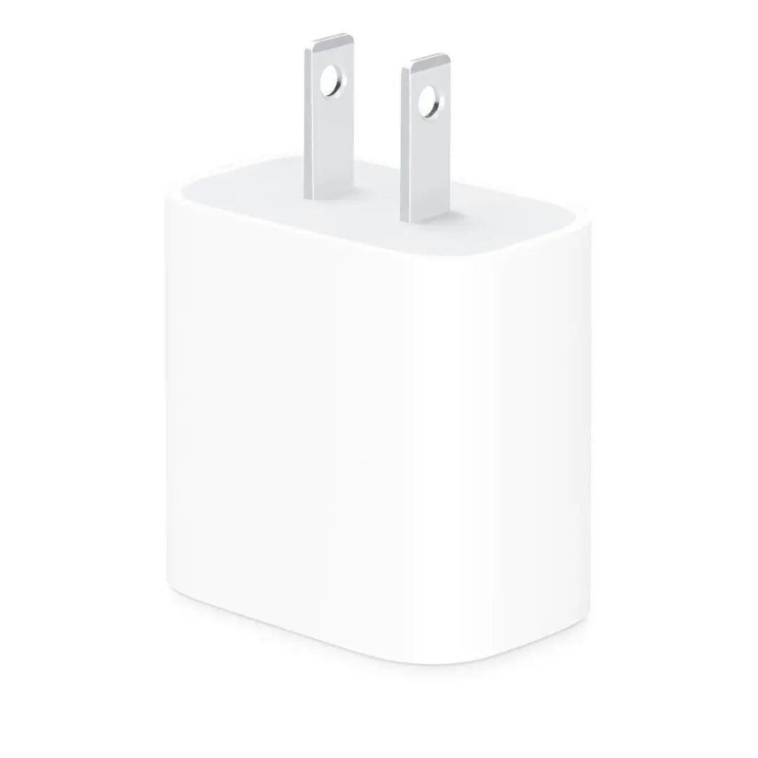 IPhone 20 Watts 2 Pin Adapter With Free Data Cable